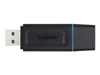 Kingston DataTraveler Exodia - USB-flashstasjon - 64 GB - USB 3.2 Gen 1 - svart-hvit DTX/64GBBK