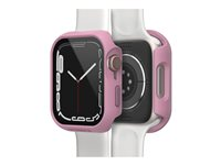 OtterBox Eclipse - Beskyttende deksel front cover for smartarmåndsur - med skjermbeskyttelse - morbærmuse (rosa) - for Apple Watch (45 mm) 77-93669