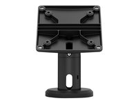 Compulocks VESA Tilting Kiosk Stand 4" with Cable Management - Stativ - for nettbrett - svart - monteringsgrensesnitt: 100 x 100 mm - stangmontering TCDP04