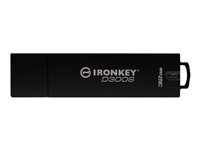 IronKey D300S - USB-flashstasjon - kryptert - 32 GB - USB 3.1 Gen 1 - FIPS 140-2 Level 3 - TAA-samsvar IKD300S/32GB