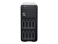 Dell EMC PowerEdge T350 - Server - tower - 1-veis - 1 x Xeon E-2314 / 2.8 GHz - RAM 16 GB - SAS - hot-swap 3.5" brønn(er) - HDD 600 GB - Matrox G200 - GigE - uten OS - monitor: ingen - svart - BTP - med 3 Years Basic Onsite 57C92