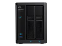 WD My Cloud PR2100 WDBBCL0080JBK - NAS-server - 2 brønner - 8 TB - HDD 4 TB x 2 - RAID RAID 0, 1, JBOD - RAM 4 GB - Gigabit Ethernet WDBBCL0080JBK-EESN