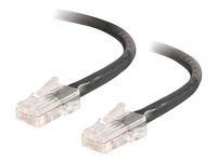 C2G Cat5e Non-Booted Unshielded (UTP) Network Patch Cable - Koblingskabel - RJ-45 (hann) til RJ-45 (hann) - 1.5 m - UTP - CAT 5e - flertrådet, uniboot - svart 83042