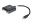 C2G 20cm Mini DisplayPort to DVI Adapter - Thunderbolt to Single Link DVI-D Converter M/F - Black - DisplayPort-kabel - Mini DisplayPort (hann) til DVI-D (hunn) - 20 cm - svart