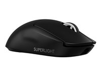 Logitech G PRO X SUPERLIGHT 2 - Mus - gaming - optisk - 5 knapper - trådløs - 2.4 GHz - USB Logitech LIGHTSPEED-mottaker - svart 910-006630