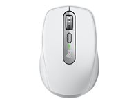 Logitech MX Anywhere 3 for Mac - Mus - laser - 6 knapper - trådløs - Bluetooth - USB trådløs mottaker - blekgrå 910-005991