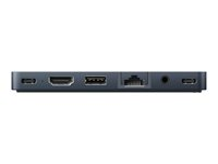 HyperDrive DUO PRO 7-in-2 - Dokkingstasjon - for bærbar, bærbar, bærbar - USB-C x 2 - HDMI - 1GbE HD575BUGL