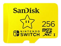 SanDisk Nintendo Switch - Flashminnekort - 256 GB - UHS-I U3 - microSDXC UHS-I - for Nintendo Switch SDSQXAO-256G-GNCZN