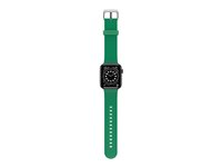 OtterBox All Day Comfort - Bånd for smart armbåndsur - 42/44/45 mm - grønn saft - for Apple Watch Hermès Series 9, SE 3, Series 10, Series 11, Series 9, Ultra 2, Ultra 3 77-93681