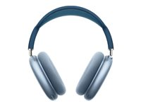 Apple AirPods Max - Hodetelefoner med mikrofon - full størrelse - Bluetooth - trådløs - aktiv støydemping - himmelblå MGYL3DN/A