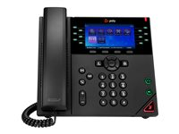 Poly VVX 450 - OBi Edition - VoIP-telefon - treveis anropskapasitet - SIP, SRTP, SDP - 12 linjer - svart 89K71AA#ABB