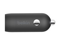 Belkin BoostCharge - Bilstrømadapter - 20 watt - Fast Charge (24 pin USB-C) - svart CCA003BTBK