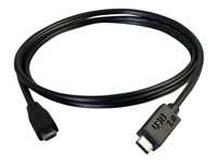 C2G 4m USB 2.0 USB Type C to USB Micro B Cable M/M - USB C Cable Black - USB-kabel - Micro-USB type B (hann) til 24 pin USB-C (hann) - USB 2.0 - 4 m - svart 88853