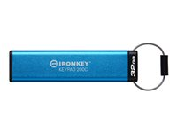 Kingston IronKey Keypad 200C - USB-flashstasjon - kryptert - FIPS 140-3 Level 3 - 32 GB - USB-C 3.2 Gen 1 IKKP200C/32GB
