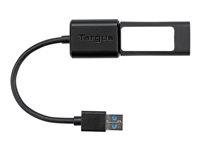 Targus - USB-kabel - 24 pin USB-C (hunn) til USB-type A (hann) - USB 3.0 - 10 cm ACC110401GLX
