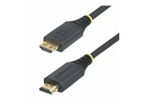 StarTech.com - High Speed - HDMI-kabel med Ethernet - HDMI hann til HDMI hann - skjermet - svart - halogenfri, passiv, 4K 60Hz støtte, støtte for 1080p 240 Hz, 2K 144Hz støtte HDMI2-CABLE-GRIP-8F