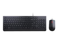 Lenovo Essential Wired Combo - Tastatur- og mussett - USB - Norsk 4X30L79908