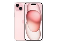 Apple iPhone 15 Plus - 5G smartphone - dobbelt-SIM / Internminne 128 GB - OLED-display - 6.7" - 2796 x 1290 pixels - 2x bakkameraer 48 MP, 12 MP - front camera 12 MP - rosa MU103QN/A