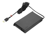 Lenovo ThinkPad 170W Slim AC Adapter (Slim-tip) - Strømadapter - AC 90-265 V - 170 watt - svart - for ThinkPad P1 Gen 4; P15v Gen 2; P17 Gen 2; T15g Gen 2; T15p Gen 2; X1 Extreme Gen 4 4X20S56701