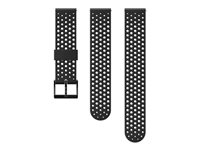 Suunto Athletic 1 - Klokkestropp for smart armbåndsur - Liten/medium størrelse - svart - for Suunto 3 Fitness SS050177000