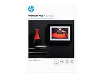 HP Premium Plus Photo Paper - Halvblank - A4 (210 x 297 mm) - 300 g/m² - 20 ark fotopapir - for Officejet 52XX, 6000, 6000 E609, 68XX, 7000 E809, 80XX; Photosmart B110, Wireless B110 CR673A