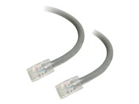 C2G Cat5e Non-Booted Unshielded (UTP) Network Patch Cable - Koblingskabel - RJ-45 (hann) til RJ-45 (hann) - 2 m - UTP - CAT 5e - flertrådet, uniboot - grå 83003