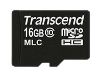 Transcend - Flashminnekort - 16 GB - Class 10 - microSDHC TS16GUSDC10M