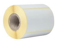 Brother - Hvit - 76 x 44 mm 400 etikett(er) (1 rull(er) x 400 stanseskårne etiketter (en pakke 8) - for Brother TD-4410D, TD-4420DN, TD-4520DN, TD-4550DNWB; RuggedJet RJ-3150 BDE1J044076066