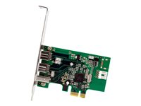 StarTech.com 3 Port 2b 1a 1394 PCI Express FireWire Card Adapter - 1394 FW PCIe FireWire 800 / 400 Card (PEX1394B3) - FireWire-adapter - PCIe - FireWire 800 - 2 porter + 1 x FireWire - for P/N: BNDTB10GI, BNDTB210GSFP, BNDTB310GNDP, BNDTB410GSFP, BNDTB4M2E1, BNDTBUSB3142 PEX1394B3