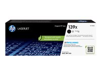 HP 139X - Høy ytelse - svart - original - LaserJet - tonerpatron (W1390X) - for LaserJet Pro 3002dn W1390X