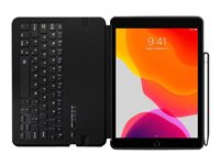 NutKase NK - Tastatur og folioveske (boks) - Bluetooth - skifergrå tastatur, skifergrå boks - for Apple 10.2-inch iPad (7. generasjon, 8. generasjon, 9. generasjon) NK372SG-EL