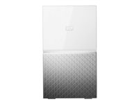 WD My Cloud Home Duo WDBMUT0120JWT - Personlig skylagringsenhet - 12 TB - HDD 6 TB x 2 - Gigabit Ethernet WDBMUT0120JWT-EESN