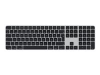 Apple Magic Keyboard with Touch ID and Numeric Keypad - Tastatur - Bluetooth, USB-C - Svensk - black keys MMMR3S/A