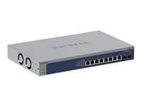 NETGEAR S3600 Series XS508TM - Switch - 2+/L3 Lite - smart - 8 x 10/25 Gigabit Ethernet + 2 x 10 Gb Ethernet SFP+ (opplink) - stasjonær, rackmonterbar XS508TM-100EUS