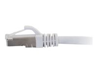 C2G Cat5e Non-Booted Shielded (STP) Network Patch Cable - Koblingskabel - RJ-45 (hann) til RJ-45 (hann) - 20 m - STP - CAT 5e - formstøpt - hvit 83888