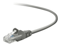 Belkin - Koblingskabel - RJ-45 (hann) til RJ-45 (hann) - 30 m - UTP - CAT 5e - uten hindringer, flertrådet - grå A3L791R30M-S