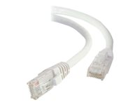 C2G - Koblingskabel - RJ-45 (hann) til RJ-45 (hann) - 2 m - UTP - CAT 6 - med støvel, uten hindringer - hvit 82486