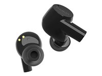 Belkin SoundForm Rise - True wireless-hodetelefoner med mikrofon - i øret - Bluetooth - svart AUC004BTBK