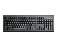 Kensington ValuKeyboard - Tastatur - USB - Storbritannia - svart 1500109