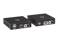 Eaton Tripp Lite Series HDMI HDBaseT KVM Console Extender over Cat6 - 2 USB Ports, IR, 4K @ 30 Hz, 1080p 70 m - Video/lyd/infrarød/USB-utvider - over CAT 6 - opp til 70 m B013-HU-4K