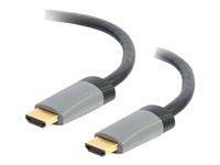 C2G Select 3m (10ft) HDMI Cable with Ethernet - High Speed CL2 In-Wall Rated - M/M - HDMI-kabel med Ethernet - HDMI hann til HDMI hann - 3 m - skjermet - svart - for Dell Venue 10 5050 42523