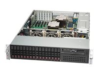 Supermicro SuperServer 221P-C9RT - rackmonterbar - ingen CPU - 0 GB - uten HDD SYS-221P-C9RT
