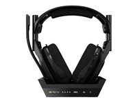 ASTRO A50 + Base Station - For Xbox One - hodesett - full størrelse - 2,4 GHz - trådløs - med ASTRO Wireless XB1 5 GHz Base Station Transmitter/Charging Stand - for Xbox One, Xbox One S, Xbox One X 939-001682