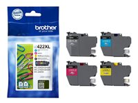 Brother LC422XL Multipack - 4-pack - Høy ytelse - svart, gul, cyan, magenta - original - blekkpatron - for Brother MFC-J5345DW LC422XLVALDR