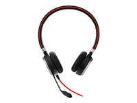 Jabra Evolve 40 Stereo - Hodesett - on-ear - erstatning - kablet 14401-10