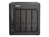 QNAP TS-453E - NAS-server - 4 brønner - SATA 6Gb/s - RAID RAID 0, 1, 5, 6, 10, 50, JBOD, 60 - RAM 8 GB - 2.5 Gigabit Ethernet - iSCSI støtte TS-453E-8G