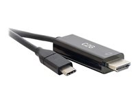 C2G 3ft USB C to HDMI Cable - USB C to HDMI Adapter Cable - 4K 60Hz - M/M - HDMI-kabel - 24 pin USB-C hann til HDMI hann - 91.4 cm 26888