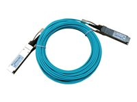 HPE X2A0 - Nettverkskabel - QSFP28 til QSFP28 - 10 m - fiberoptisk - aktiv - for FlexFabric 12900, 12900E 36, 12902, 5930, 5930 2QSFP+, 5930 2-slot, 5930 32, 5930 4-slot JL277A