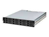 Seagate Exos X 2U12 - Fast tilstand / harddiskstasjonsoppstilling - 12 brønner (SAS-3) - SAS 12Gb/s (ekstern) - kan monteres i rack - 2U D4736X000000DA-01