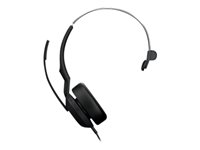 Jabra Evolve2 50 MS Mono - Hodesett - on-ear - kablet - aktiv støydemping - USB-C, USB-A - Certified for Microsoft Teams 25089-899-799